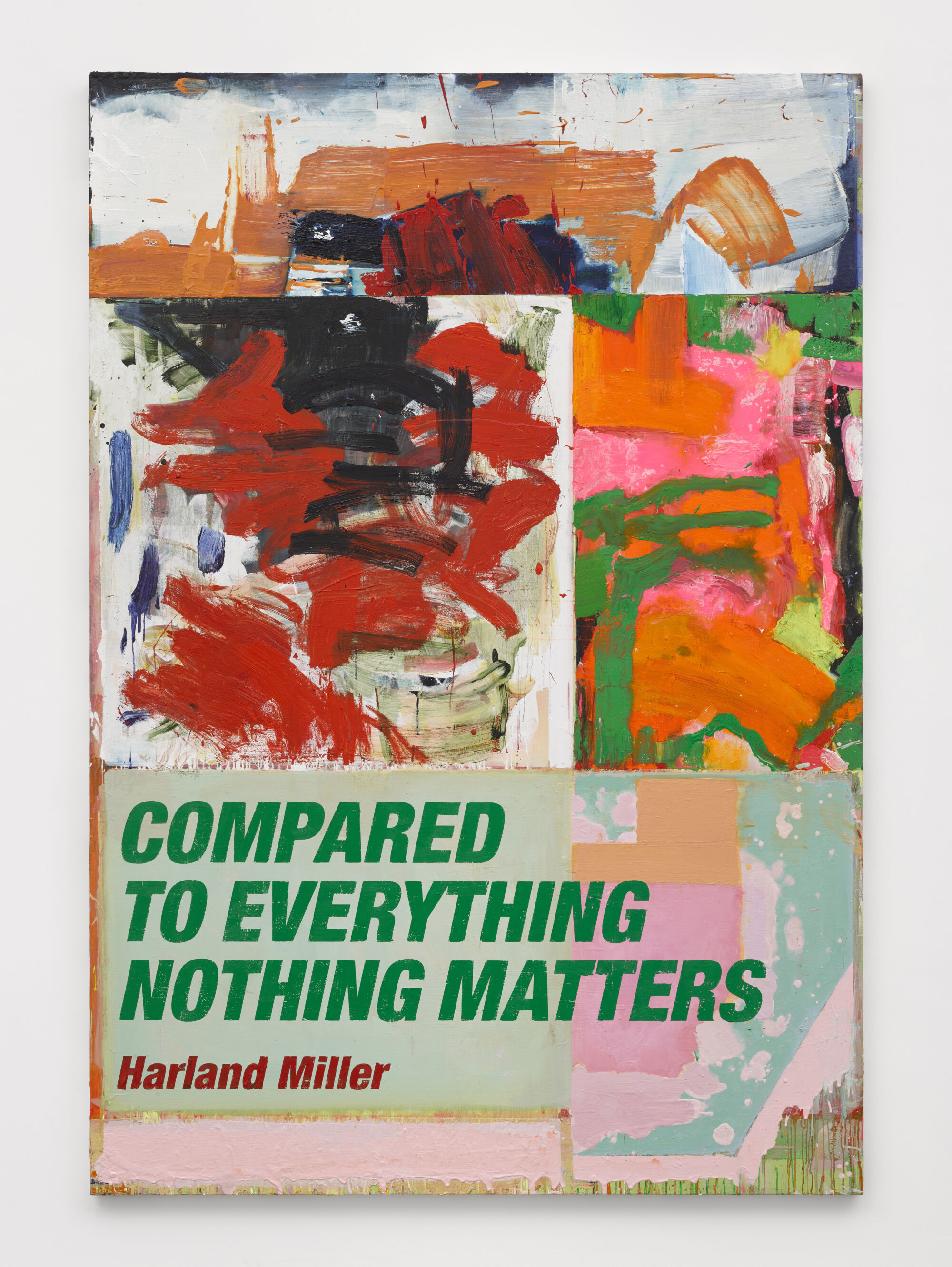 The Wick - Harland Miller, Compared to Everything Nothing Matters 2022 © Harland Miller. Photo © White Cube (Theo Christelis)