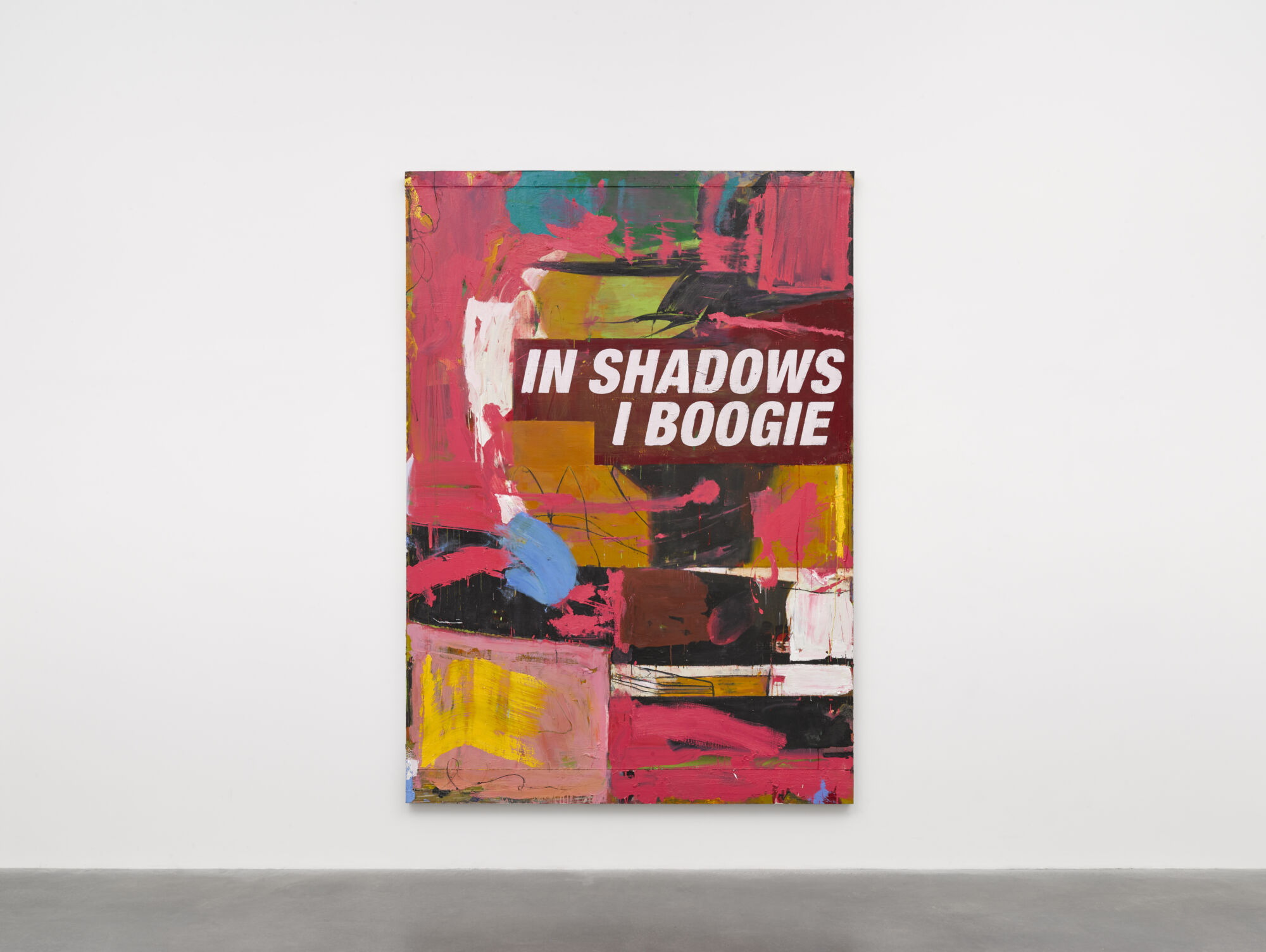 The Wick - Harland Miller,
In shadows I boogie
2022 © Harland Miller. Photo © White Cube (Theo Christelis)