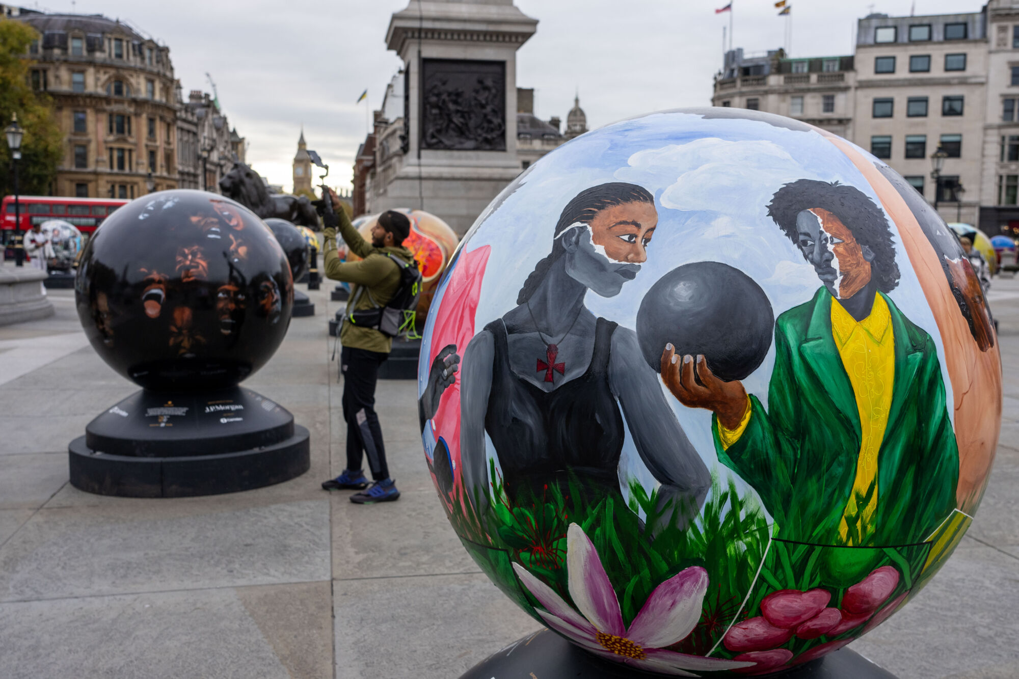 The Wick - FREE EDITORIAL & ONLINE USE  © Jeff Moore

The World Reimagined takes over Trafalgar Square with final installation showcase ahead of Bonhams auction. 

96 art education globes designed by acclaimed artists are staged in Trafalgar Square in quest for racial equality, justice and historic recognition. 

18 globes will be auctioned by Bonhams from 17 to 25 November in support of The World Reimagined project.