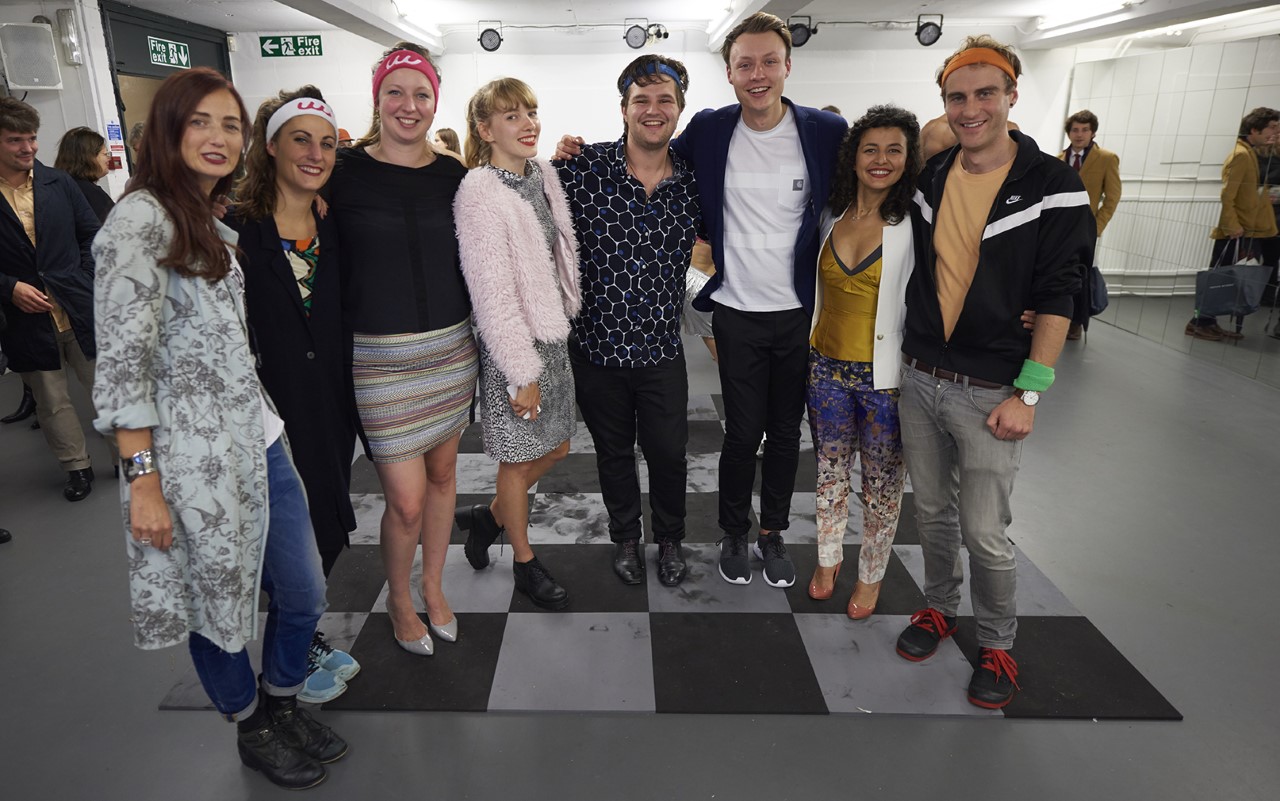 The Wick - fig-2, 50 exhibitions 50 weeks, 38/50 Josh Wright & Guillaume Vandame, Opening performance, 2015, photo: Sylvain Deleu
With Candia Gertler, Irene Altaio, Jessica Temple, Sarah Louise Christiansen, Josh Wright, Guillaume Vandame, Yves Blais