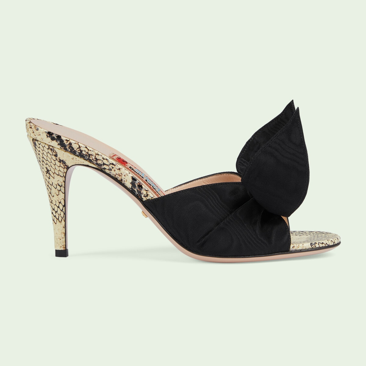 The Wick - Object Mid-heel Slide Sandal by Gucci
