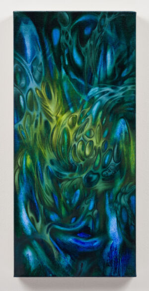 The Wick - Katarina Caserman
Sousarano, 2022
oil on linen,
55 x 25 cm, 21 ⅝ x 9 ⅞ in, courtesy of the artist and Pippy Houldsworth Gallery, London.