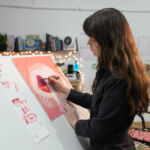Lydia Baker in Studio by Nick Starichenko