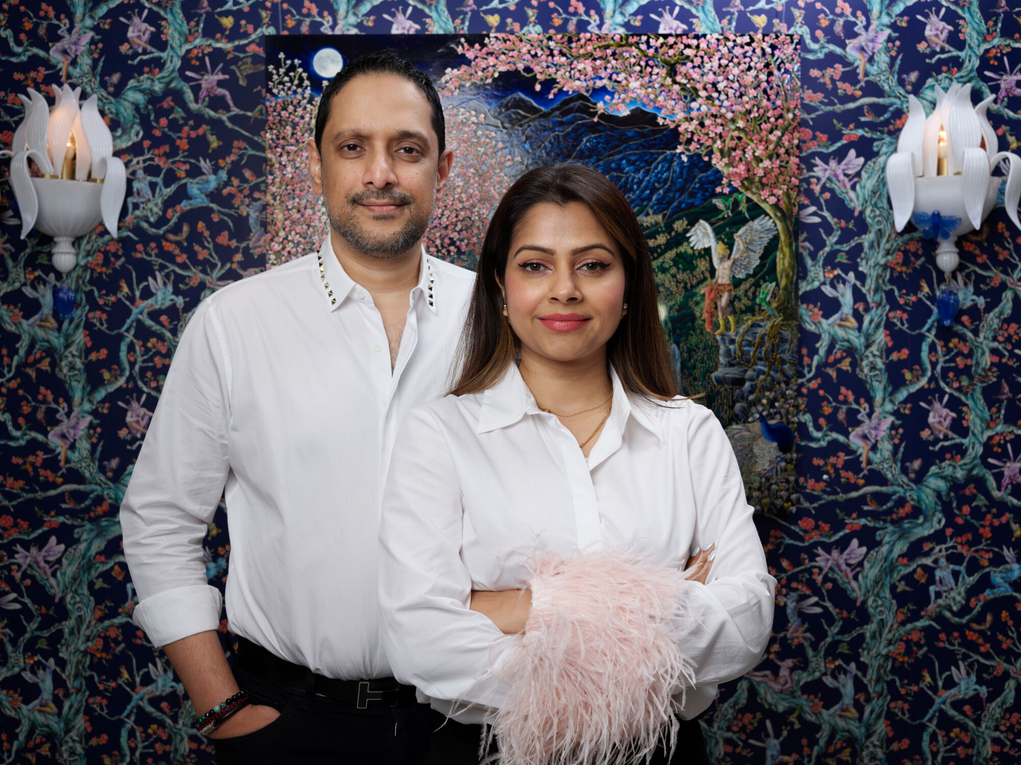 The Wick - Portrait of Nadia and Rajeeb Samdani, courtesy of Nadia Samdani 