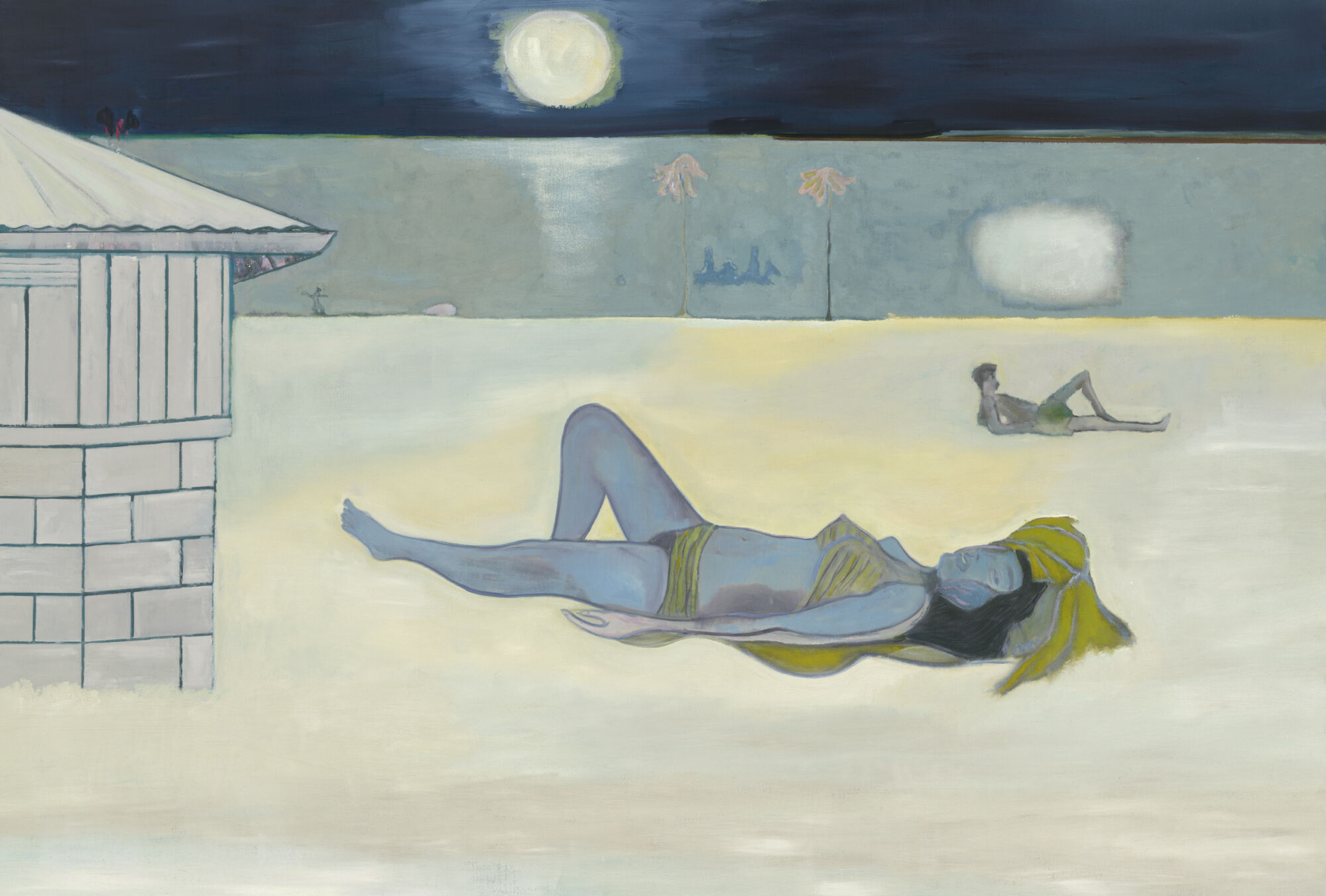 The Wick Culture - Peter Doig (born 1959)
NIGHT BATHERS, 2011–19, Pigment on linen, Private collection