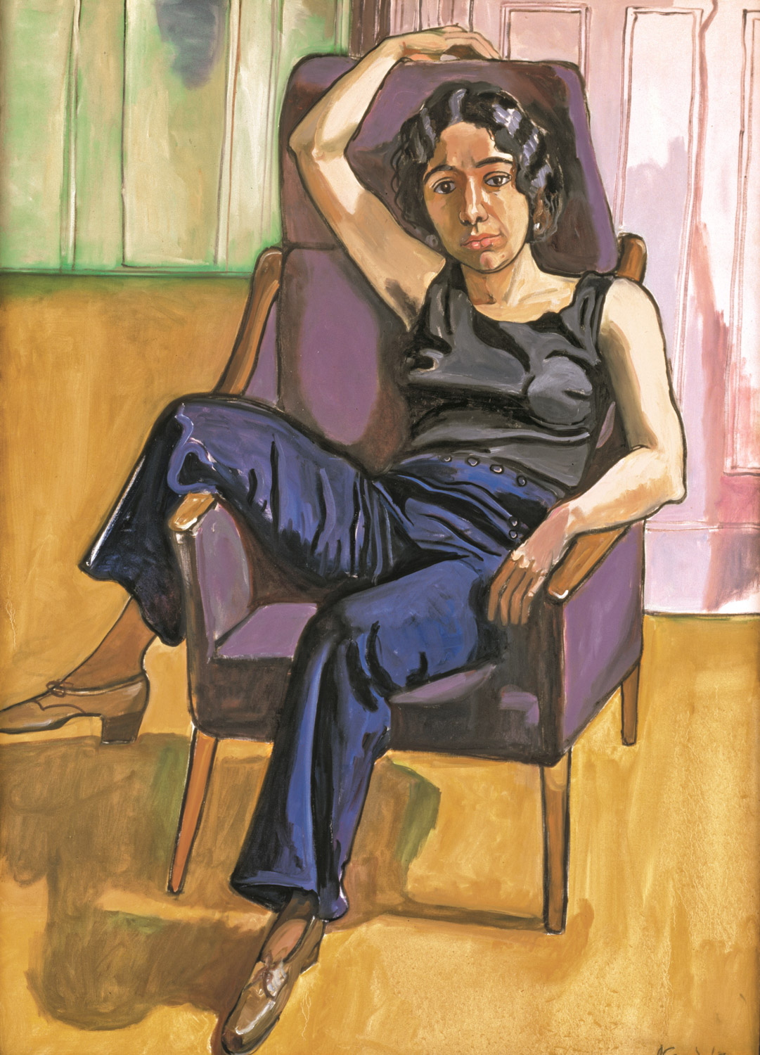 The Wick Culture - Alice Neel Marxist Girl (Irene Peslikis), 1972 © The Estate of Alice Neel. Courtesy The Estate of Alice Neel.