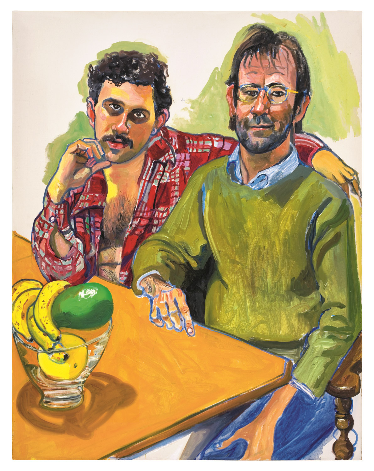 The Wick Culture - Alice Neel Geoffrey Hendricks and Brian, 1978 © The Estate of Alice Neel. Courtesy The Estate of Alice Neel.