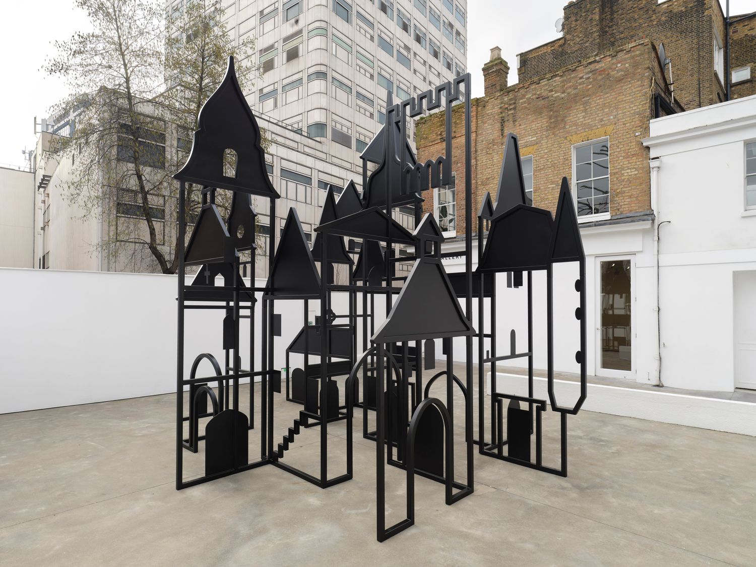 The Wick - Installation view:
Julian Opie, OP.VR@LISSON/London
©Julian Opie, Courtesy Lisson Gallery