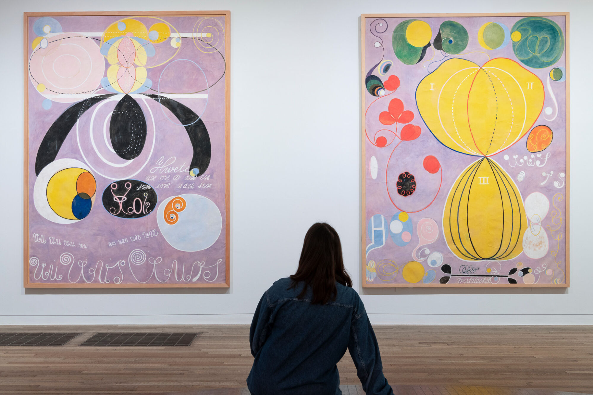 The Wick Culture - Hilma af Klint & Piet Mondrian: Forms of Life Installation View at Tate Modern 2023. Photo: Tate (Jai Monaghan)