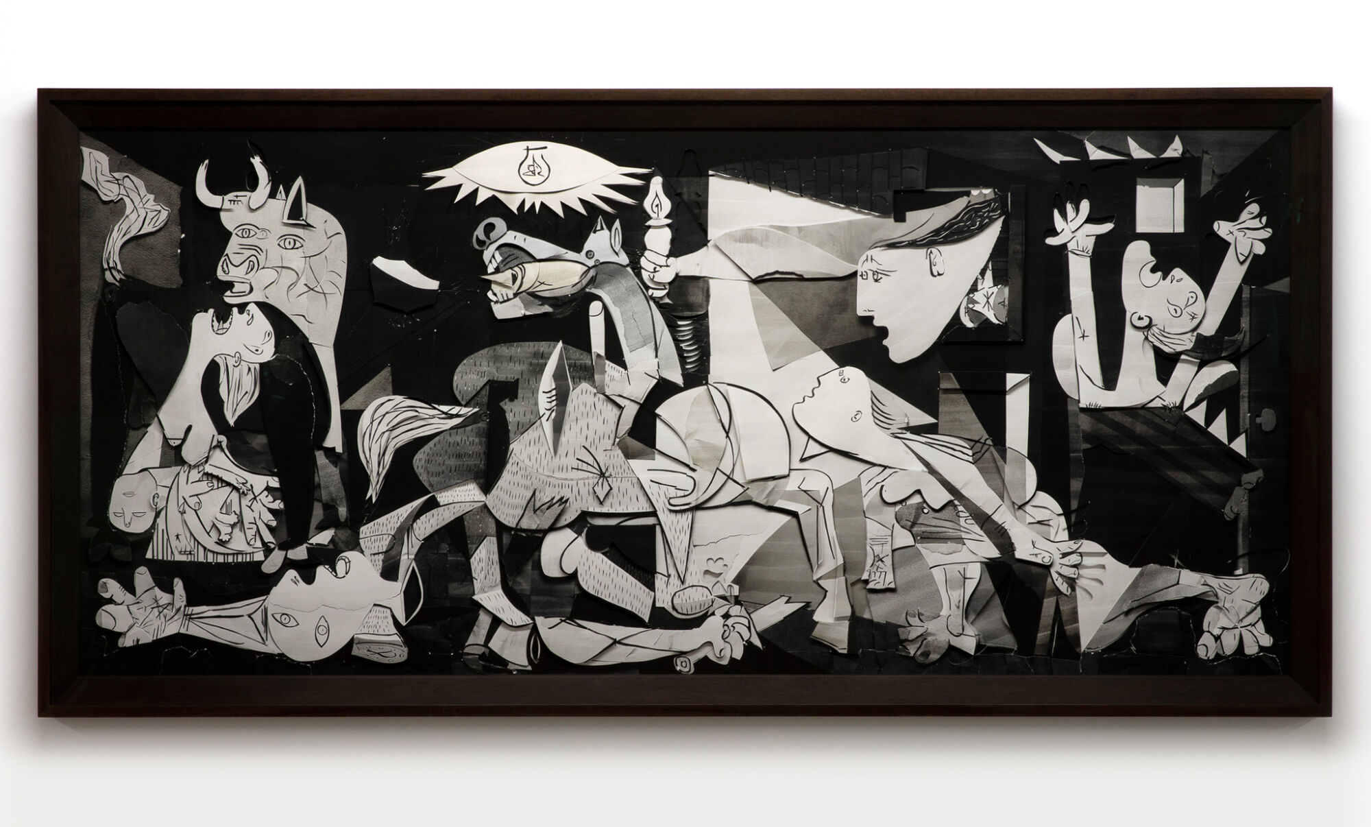 The Wick Culture - Vik Muniz, Guernica, after Pablo Picasso 2 (Surfaces), 2022