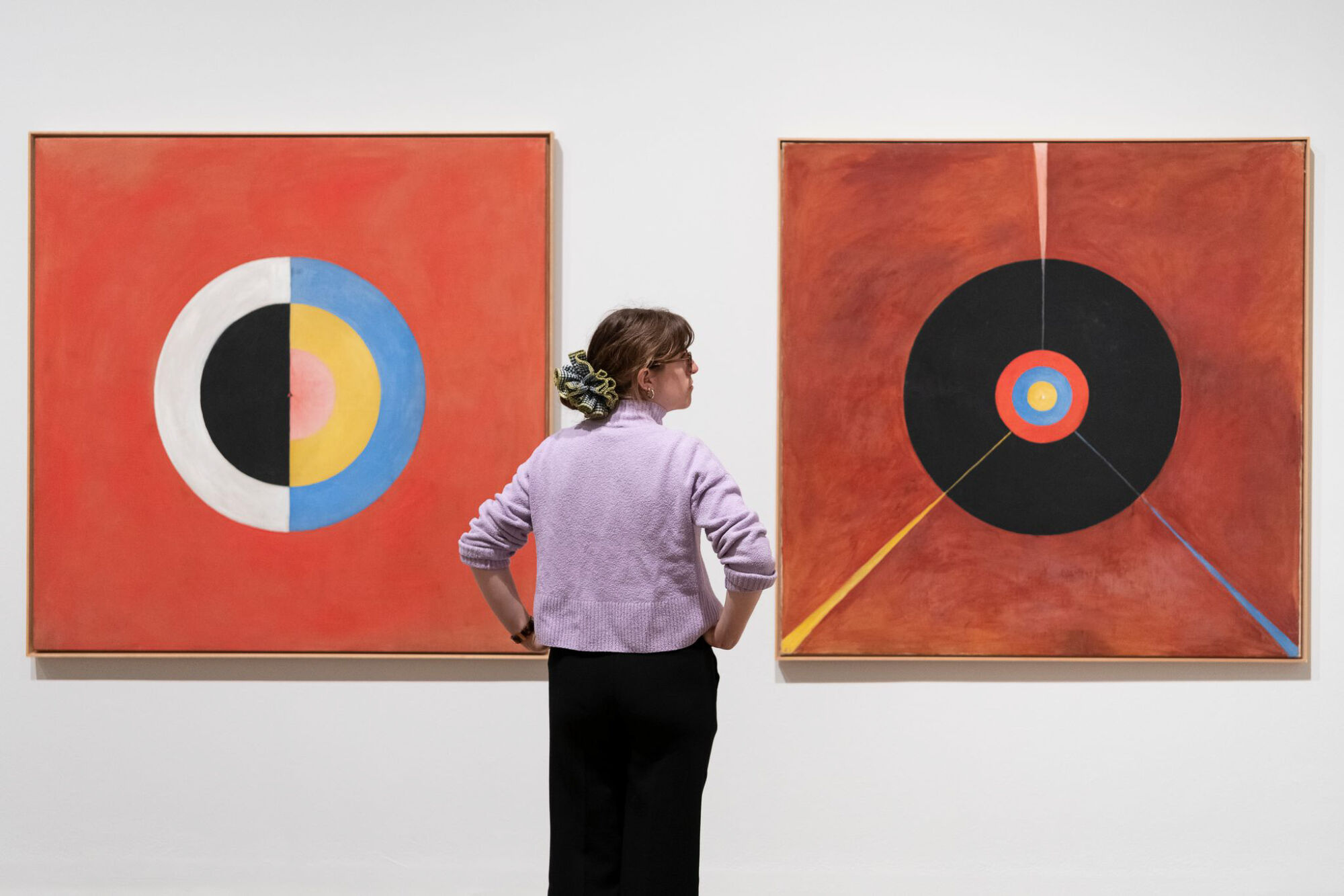 The Wick Culture - Hilma af Klint & Piet Mondrian: Forms of Life Installation View at Tate Modern 2023. Photo: Tate (Jai Monaghan)