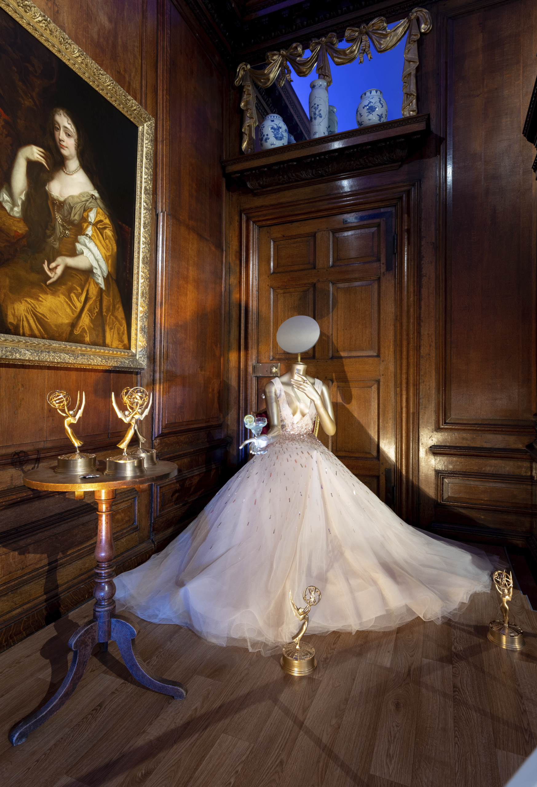 The Wick - Crown to Couture exhibition 2023- Monique Lhuillier gown worn by Phoebe Waller-Bridge