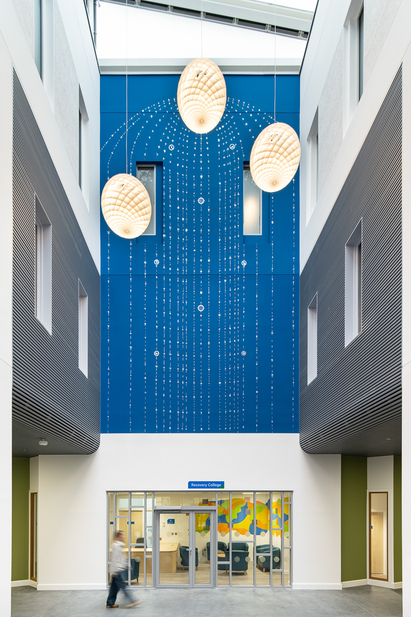 The Wick - Sutapa Biswas, Atrium, Springfield Hospital. Photographer Damian Griffiths. Courtesy of Hospital Rooms LR 4