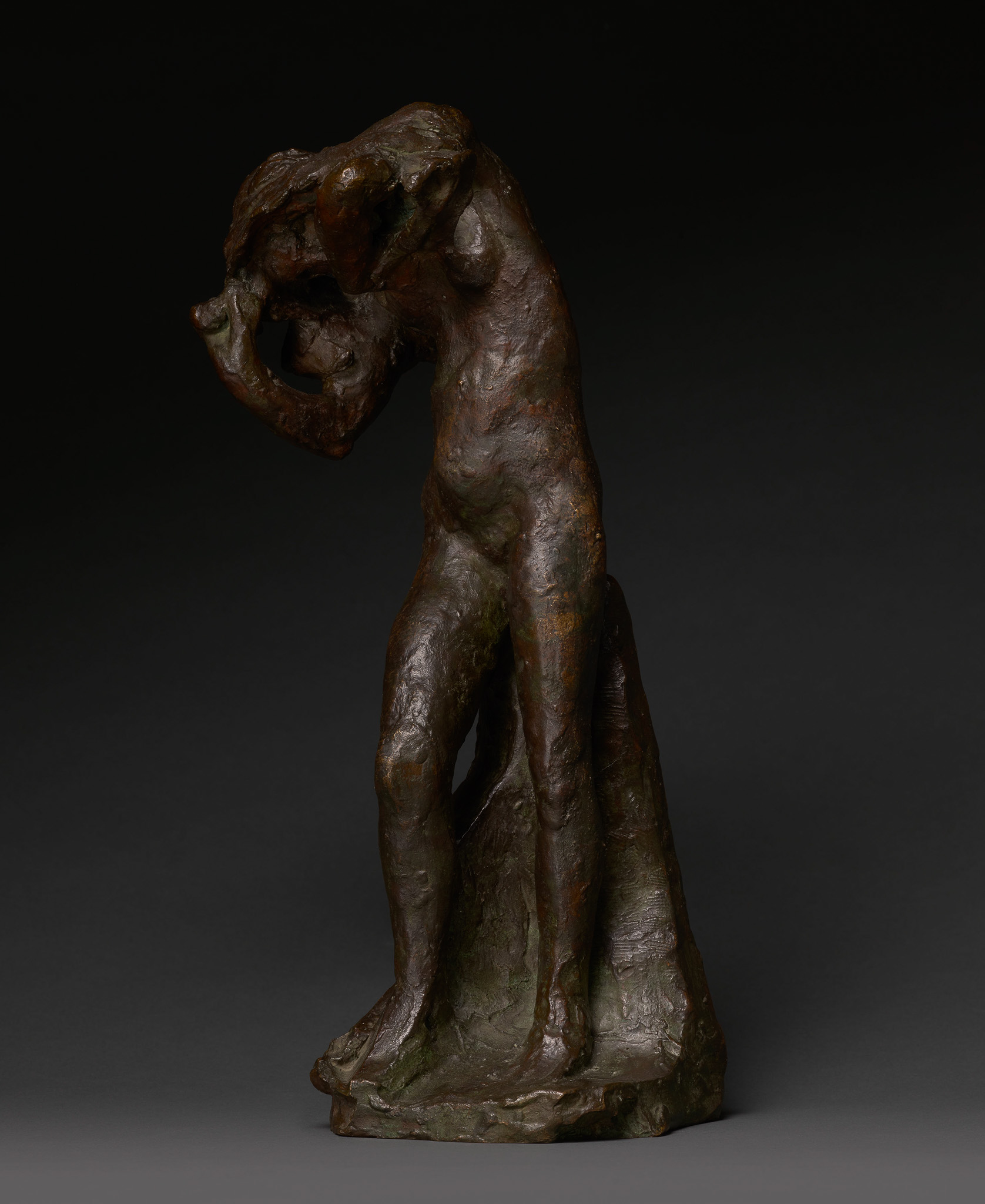 The Wick - AUGUSTE RODIN
A bather removing her shirt, c.1899-1900

Bronze
39.5 cm
