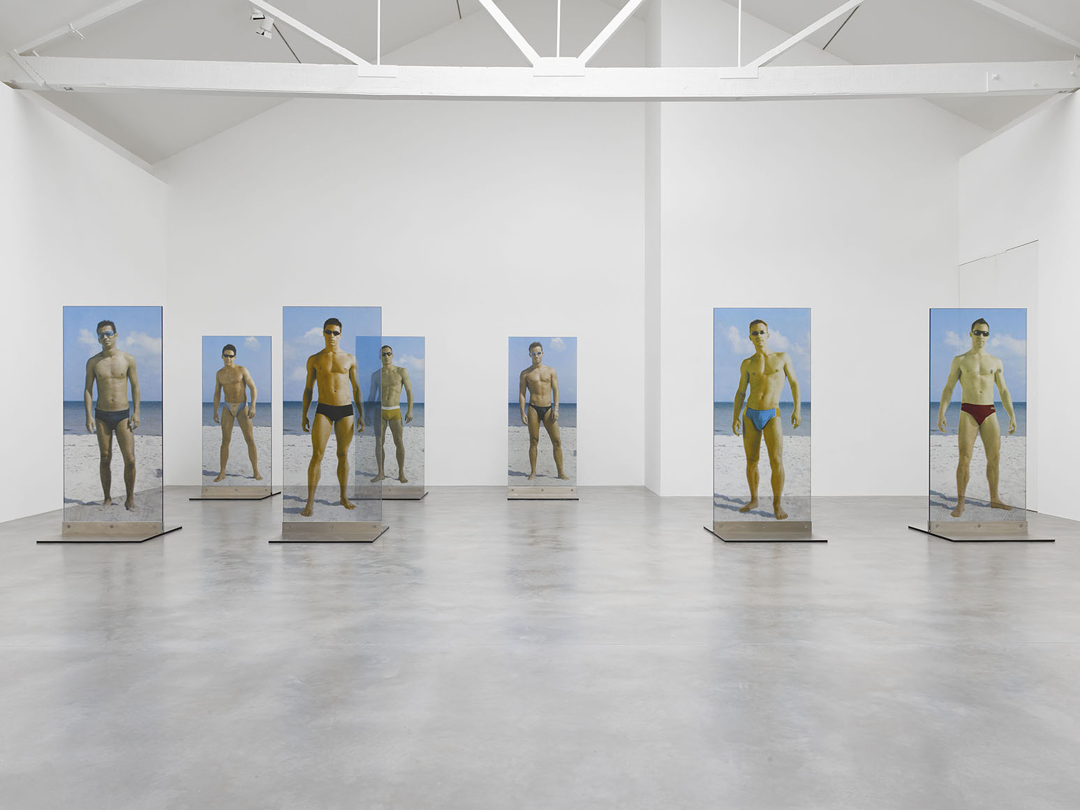The Wick - Installation view of Brian Clarke: A Great Light,
at Newport Street Gallery, courtesy of the gallery