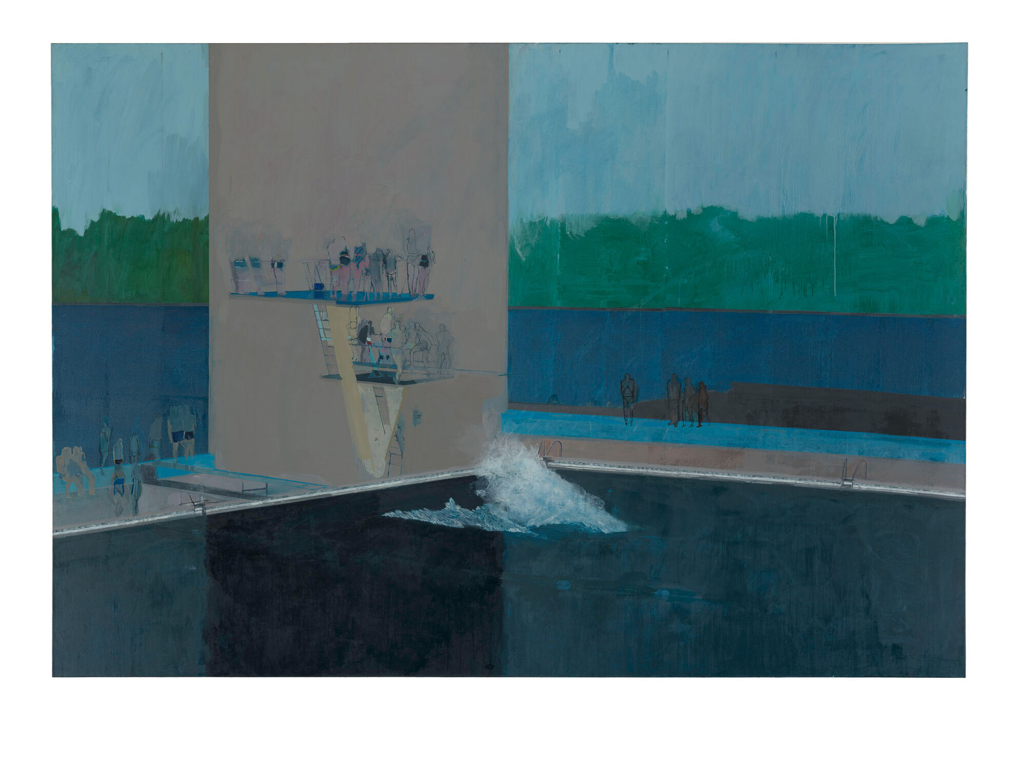 The Wick - HURVIN ANDERSON
Phoebe Skinny Dipping, 1999

Oil on Canvas, 
178 x 254cm 

(C. Private Collection)
