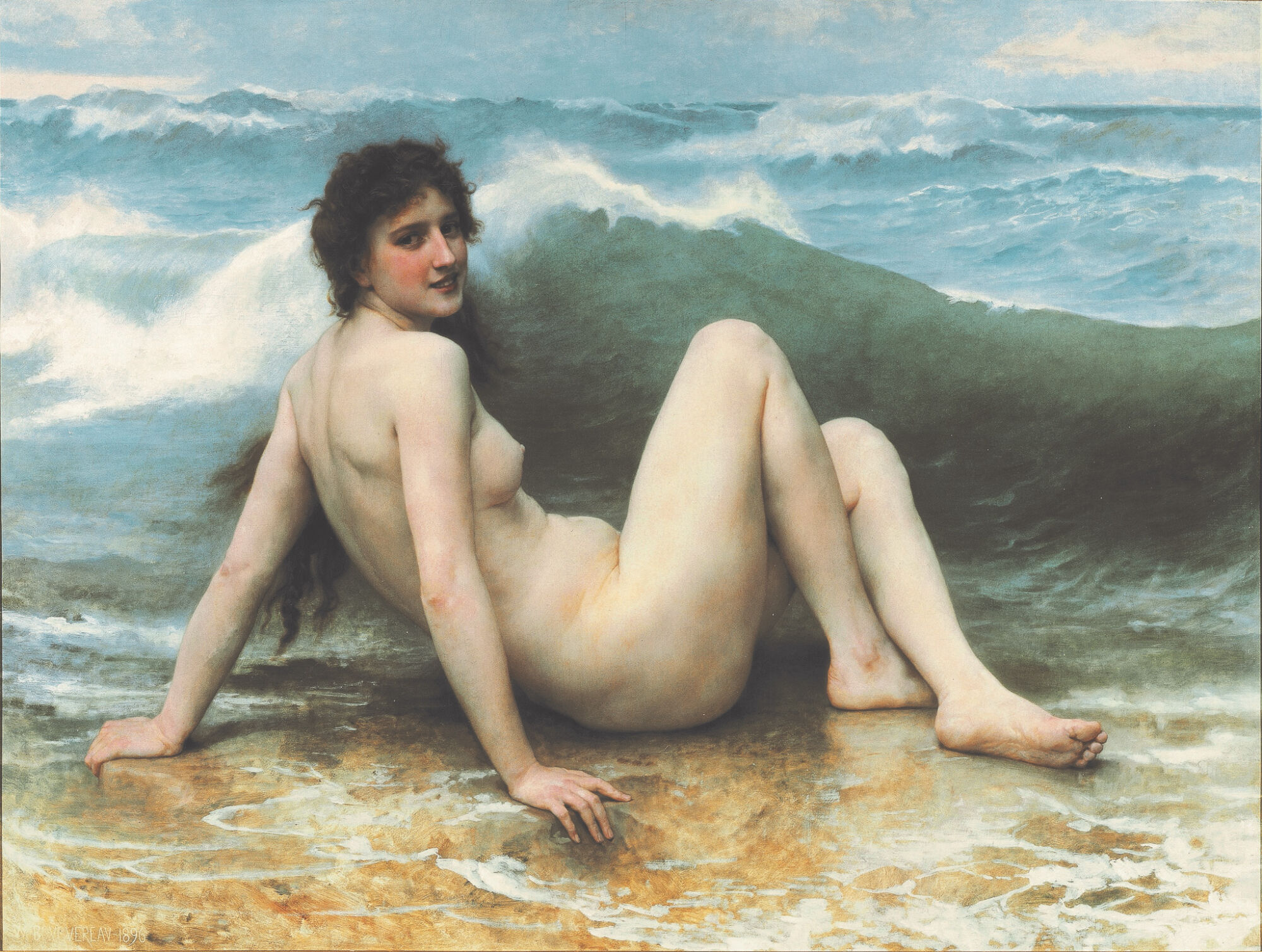 The Wick - WILLIAM ADOLPHE BOUGUEREAU
La vague, 1896

Oil on Canvas,
121 x 160.5 cm

