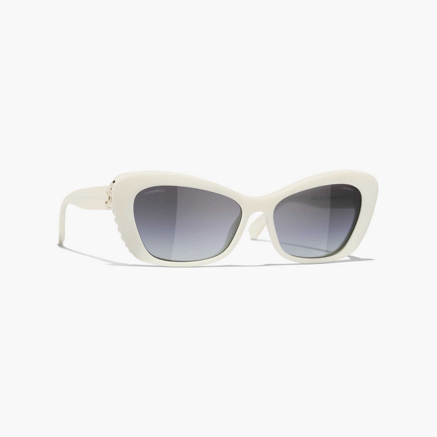 The Wick - Object Cat Eye Sunglasses by Chanel