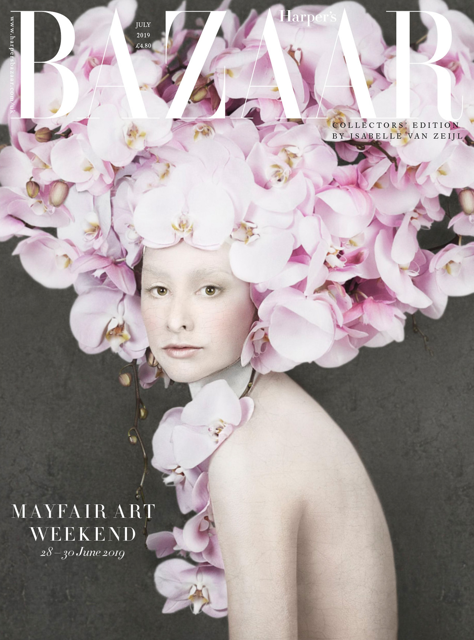 The Wick - Isabelle van Zeijl's work on cover of Harpers Bazaar, courtesy of the artist.