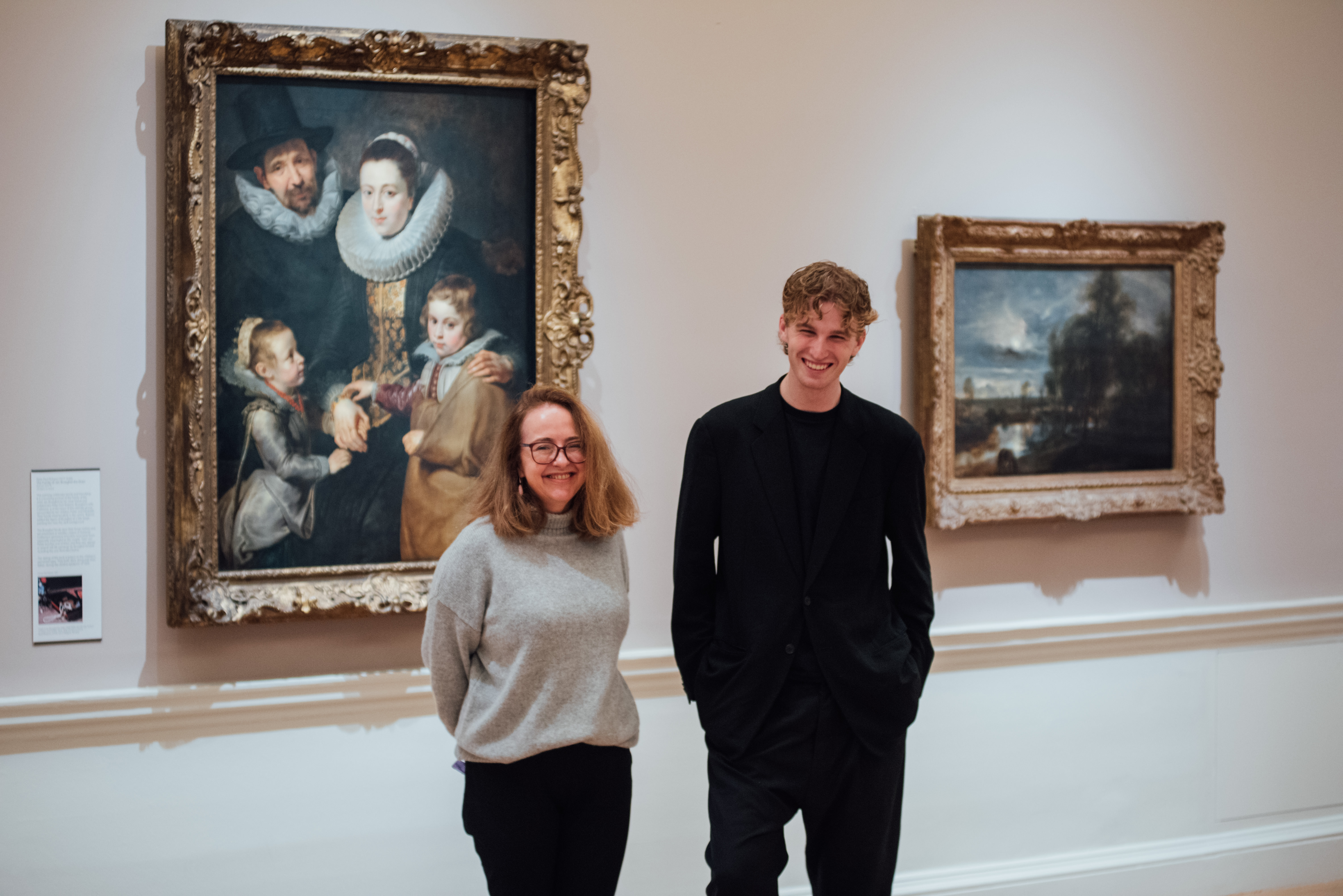 The Wick - Rose Aidin Chief Executive and Ludo Amory, Student Operations Officer, at the Courtauld Institute 2022, Photo Ed Hands