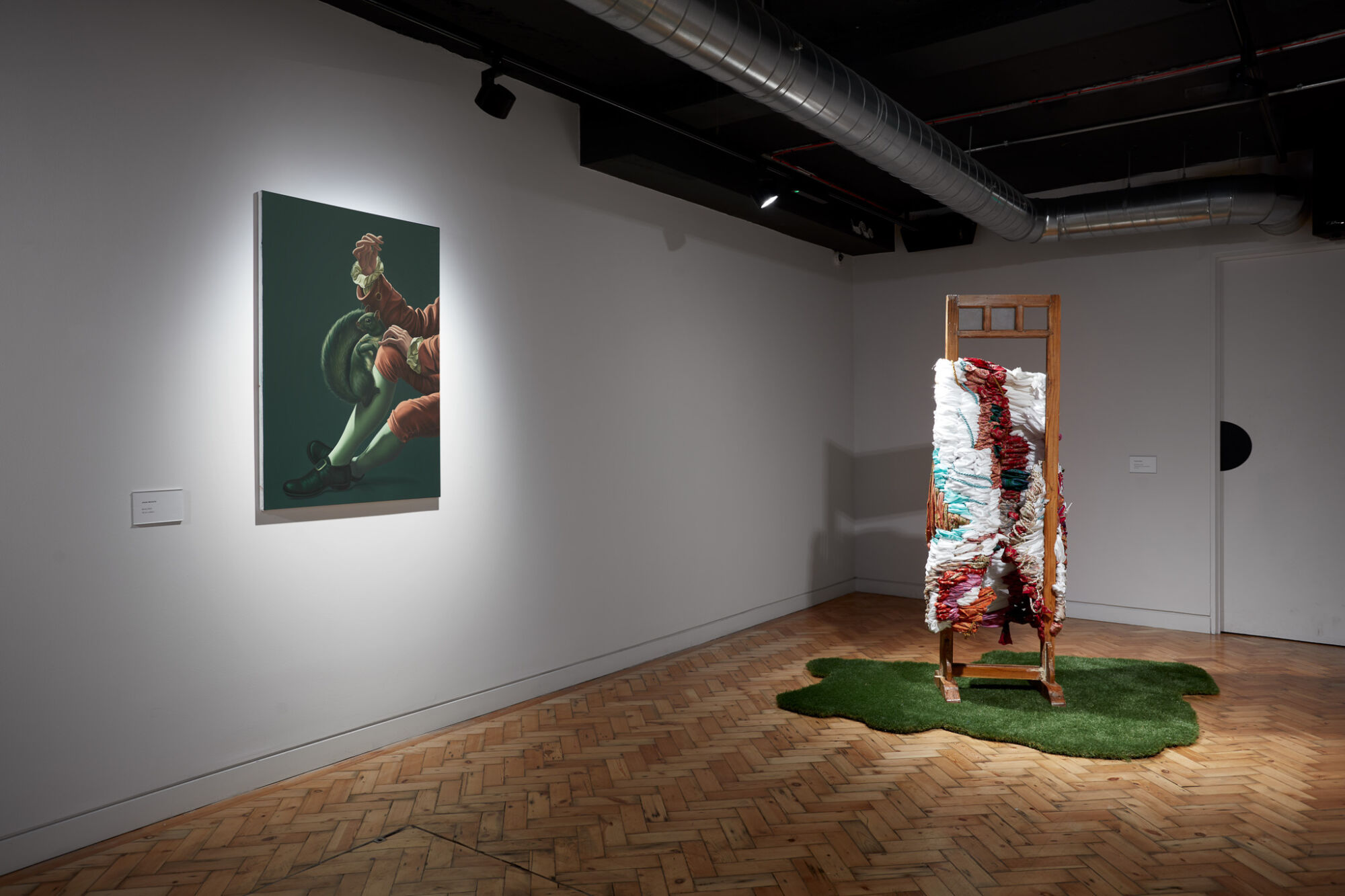 The Wick - Installation View: Song of Songs, curated by Rachel Thomas, Unit London 2021. Photo: Marcus Peel. Image courtesy of Unit London. 