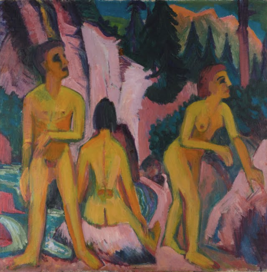 The Wick - Discover Ernst Ludwig Kirchner, Bathers, 1923/27