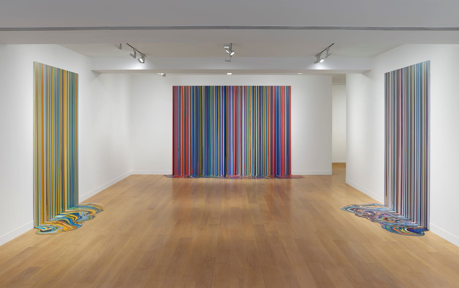 The Wick Culture - Exhibition view Ian Davenport Colourscapes 
Waddington Custot London 
20 September – 8 November-2018
Courtesy Waddington Custot