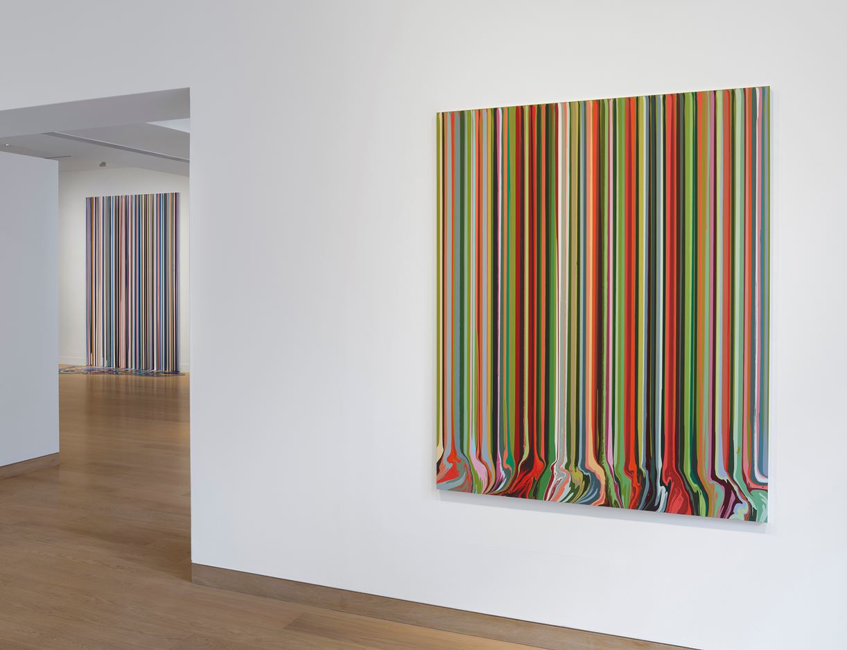 The Wick Culture - Exhibition view Ian Davenport, Colourscapes Waddington Custot London 20 September 8 November 2018.
Courtes Waddington Custot-3