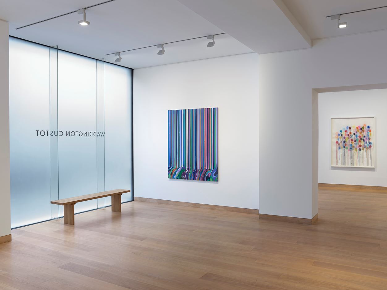 The Wick Culture - Exhibition view Ian Davenport Colourscapes 
Waddington Custot London 
20 September – 8 November-2018
Courtesy Waddington Custot