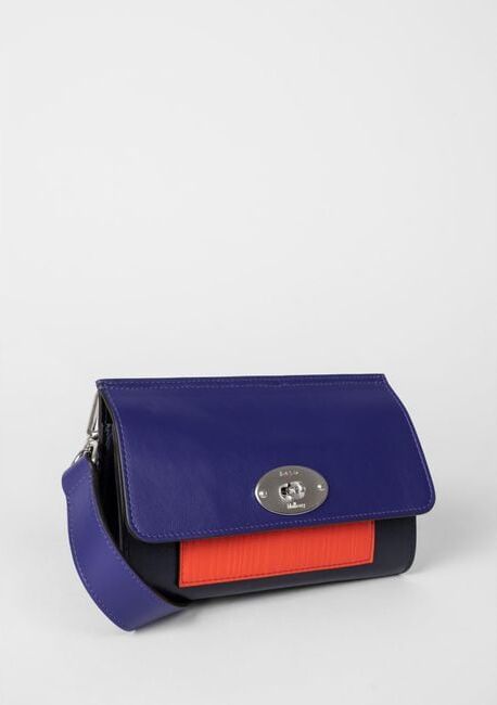 The Wick - Mulberry x Paul Smith Pigment Blue Antony Clip Bag