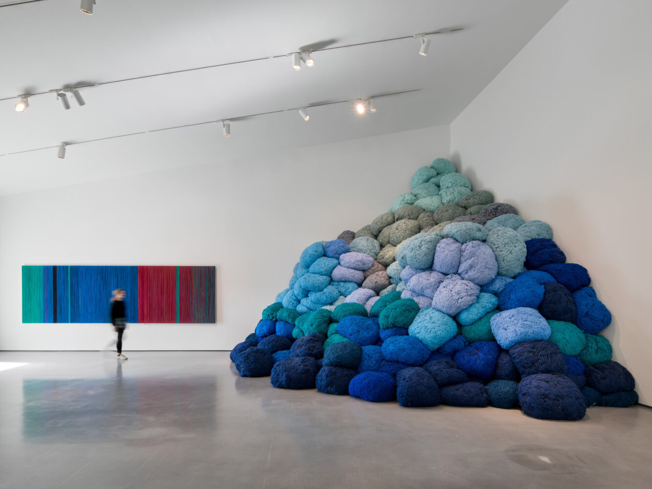 The Wick Culture - Sheila Hicks Off Grid 2022 exhibition view The Hepworth Wakefield.
Courtesy The Hepworth Wakefield photo Tom Bird