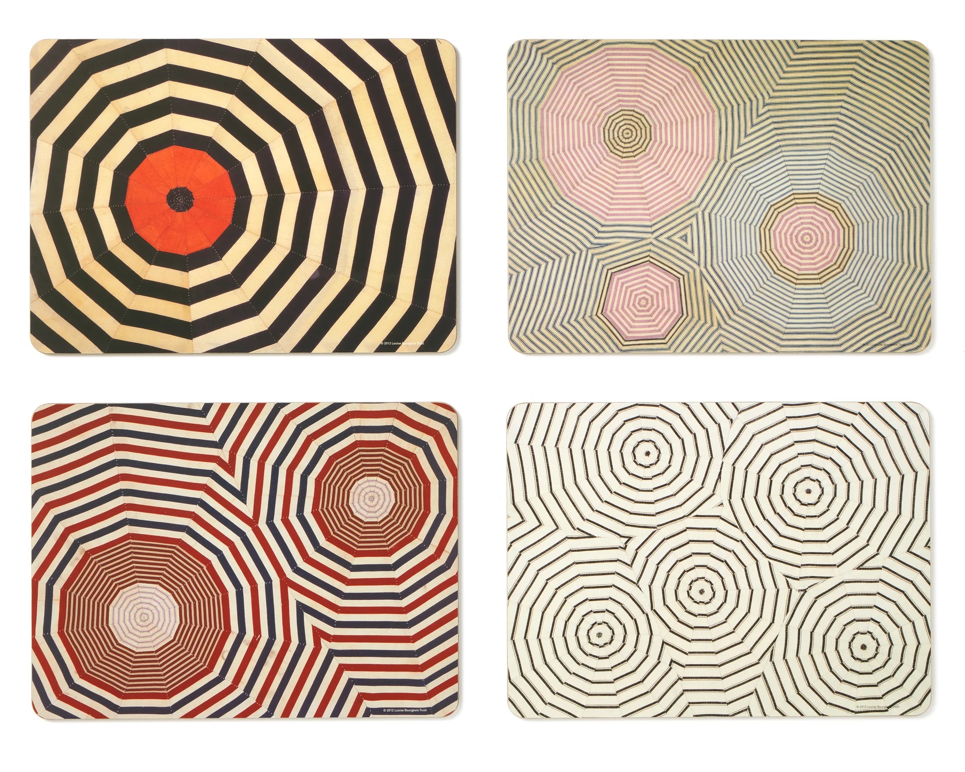 The Wick - Placemats featuring textile designs by Louise Bourgeois 