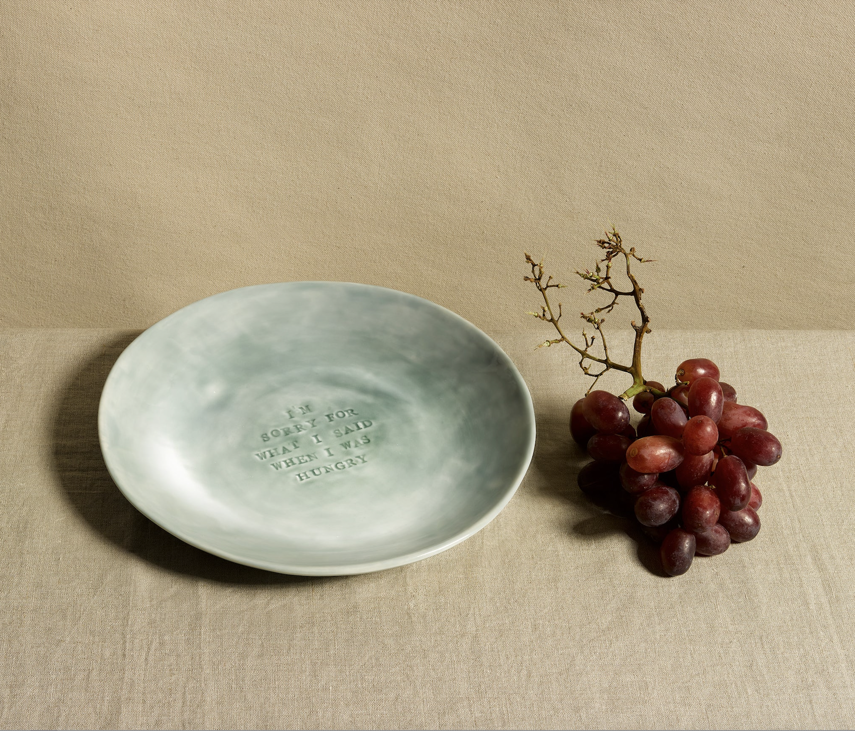The Wick - Hungry plate by Martha Freud