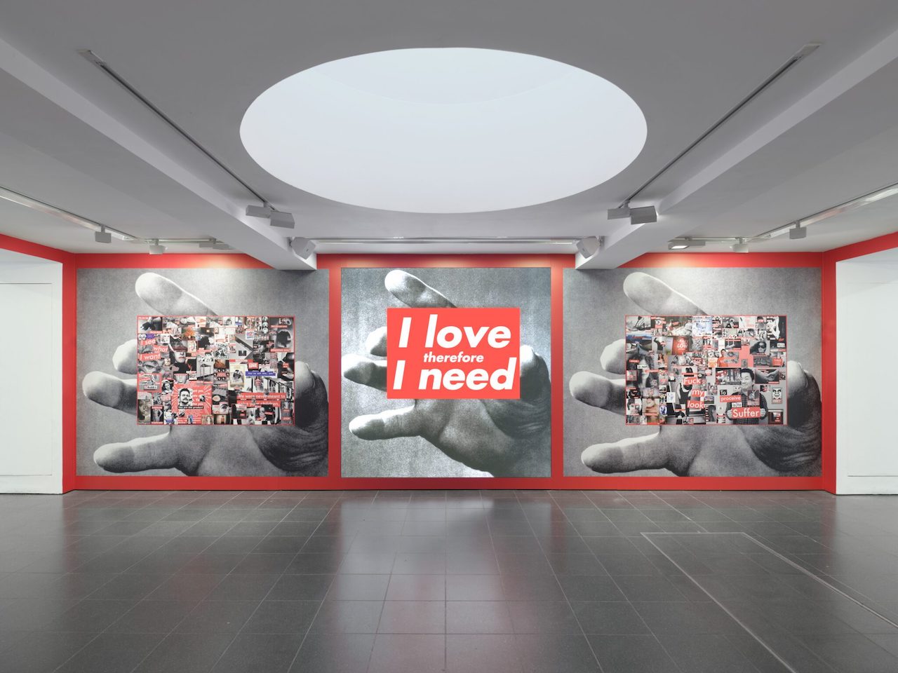 The Wick Culture - Barbara Kruger: Thinking of You. I Mean Me. I Mean You.,(Installation view, 1 February – 17 March 2024, Serpentine South)