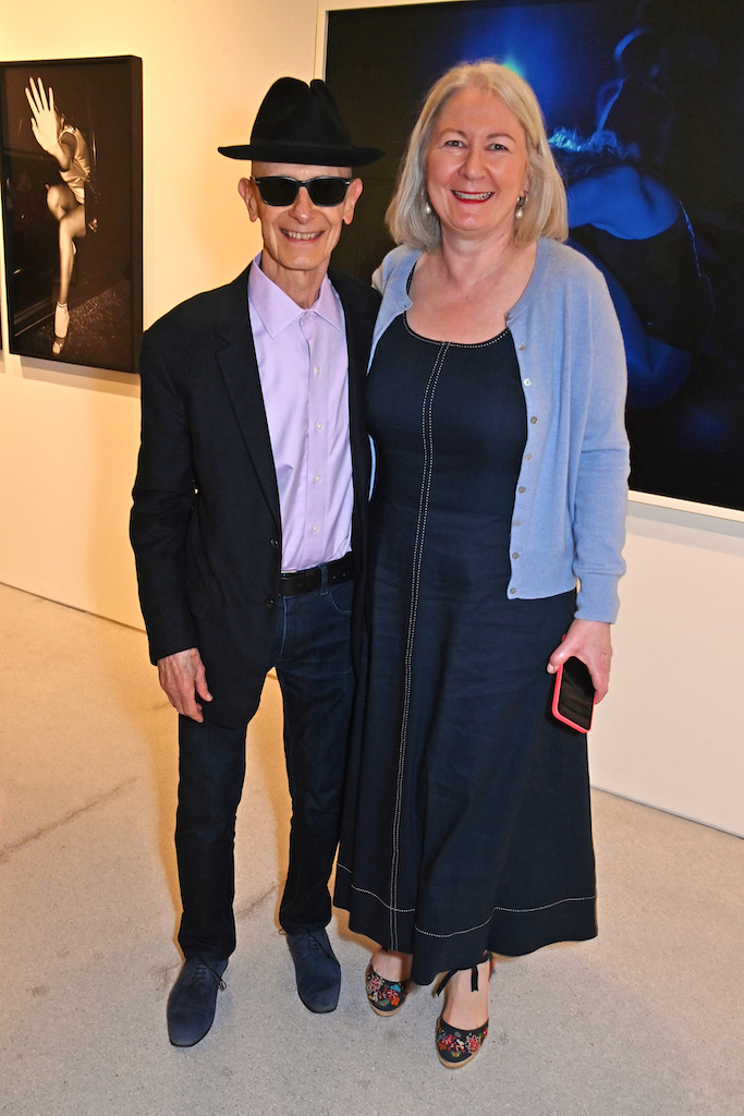 The Wick Culture - LONDON, ENGLAND - MAY 13: David Remfry and Caroline Hansbury attend the private view of 'DOUBLE EXPOSURE: David Bailey & Mary McCartney', a photography exhibition curated by Brandei Estes, at Claridge's ArtSpace on May 13, 2024 in London, England. 

Photo by Dave Benett