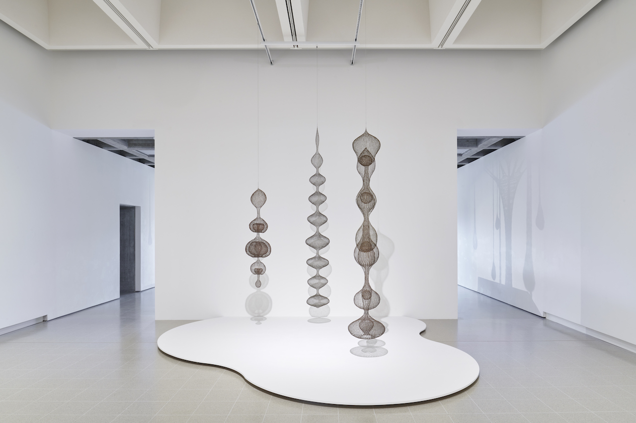 The Wick - Installation view of Ruth Asawa, When Forms Come Alive, at the Hayward Gallery. Photography by Jo Underhill. Courtesy the Hayward Gallery
