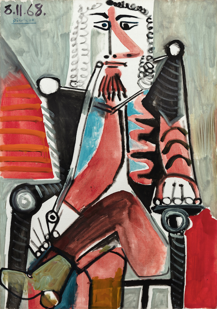 The Wick - Lot 34 Pablo Picasso, Homme à la pipe, est. £8,000,000-12,000