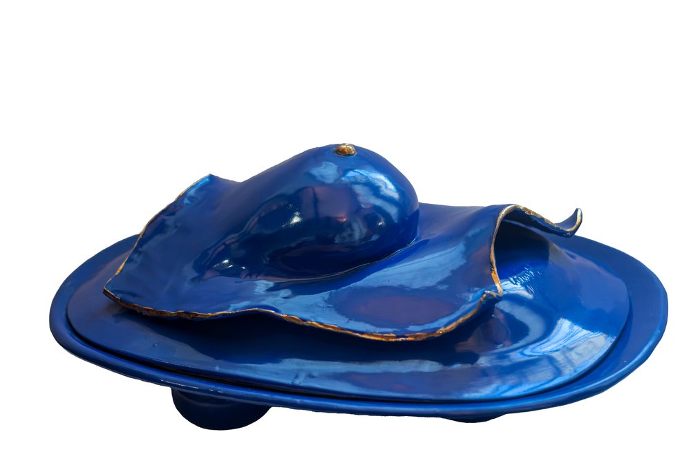 The Wick - Laura Panno, Alfabeto del corpo (ceramica blu)