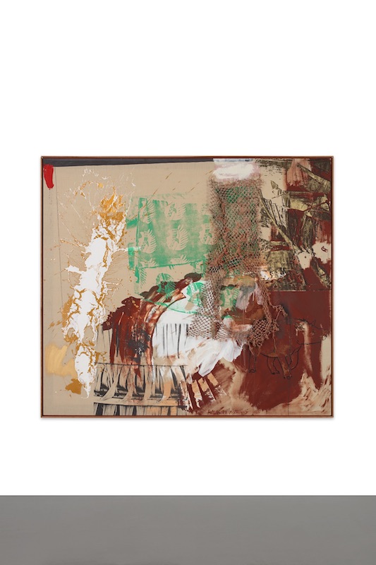 The Wick - Onoto Snare / ROCI VENEZUELA, 1985
Silkscreen ink, acrylic and graphite on canvas with object
