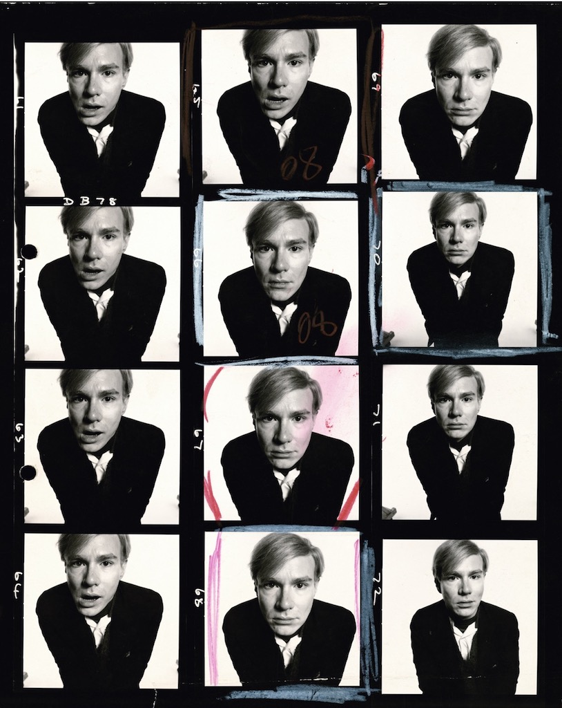 The Wick - David Bailey, Andy Warhol Contact Sheet, 1965. 
'DOUBLE EXPOSURE: Mary McCartney & David Bailey' at Claridge's ArtSpace'DOUBLE EXPOSURE: Mary McCartney & David Bailey' at Claridge's ArtSpace