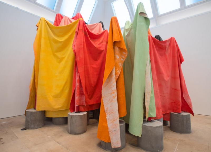 The Wick Culture - Dream untitled: canvasracks, 2018-2019, by Phyllida Barlow