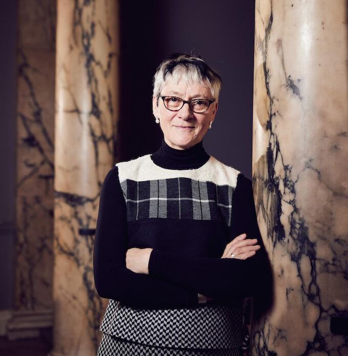 The Wick - Artist Rebecca Salter President of the Royal Academy of Arts photographed by Alun Callender for jaggedart