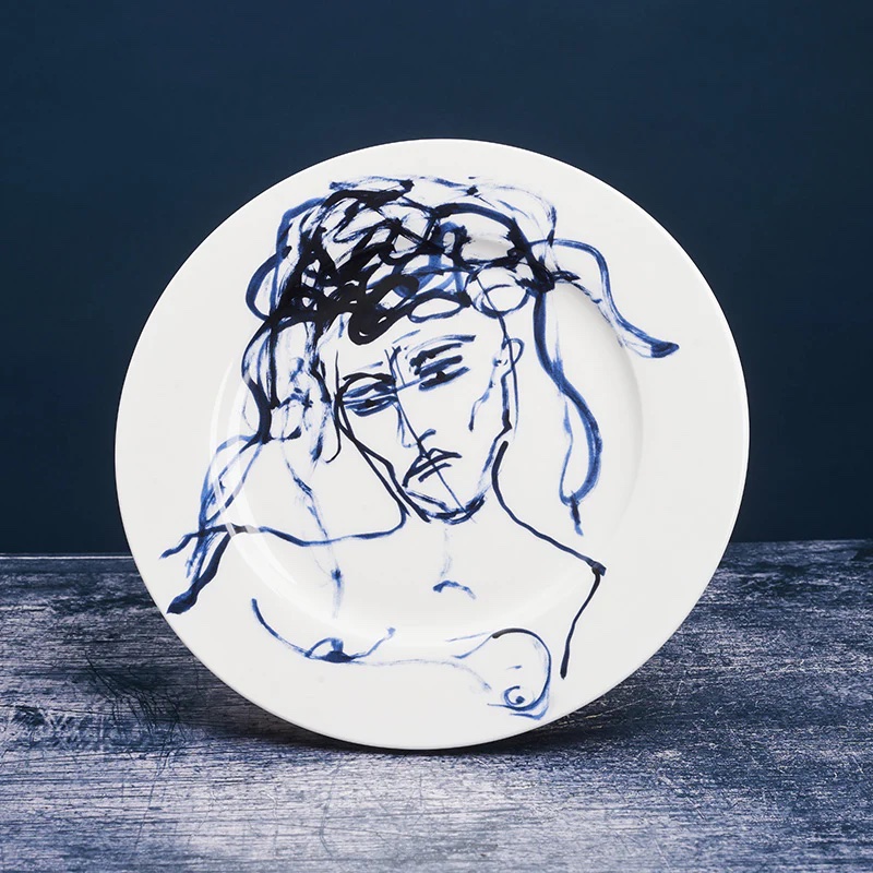 The Wick Culture - Tracey Emin, Plate Design 1
Courtesy of National Portrait Gallery