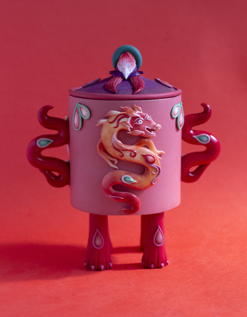 The Wick Culture - Hannah Lim, Ruby Dragon Snuff Bottle