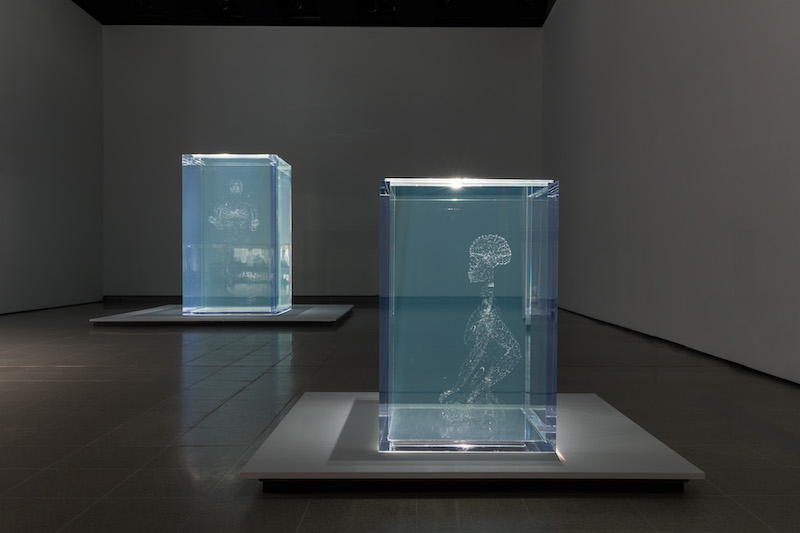 The Wick Culture - Installation view of Tavares Strachan: There Is Light Somewhere. Intergalactic Palace, 2024, and Ruin of a Giant (King Tubby), 2024. Photo: Mark Blower. Courtesy the artist and the Hayward Gallery.