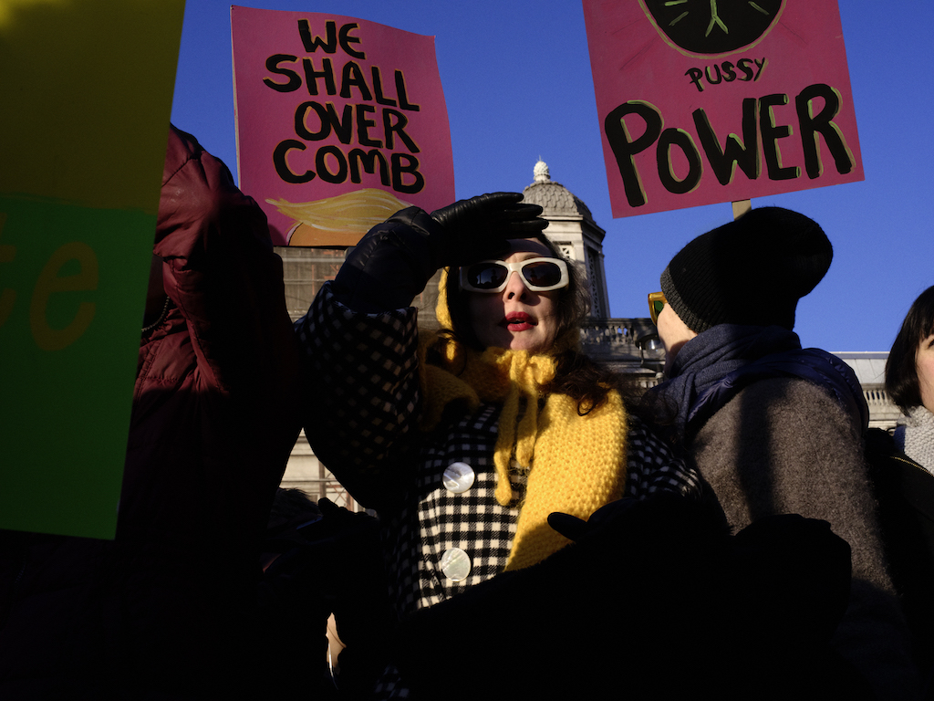 The Wick - Hannah Starkey
‘Pussy power’, Women’s March, London, 2017
framed c-type print mounted on aluminium
122 x 163 cm
© Hannah Starkey, courtesy Maureen Paley,
London