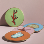 Il Viaggio di Nettuno Coasters by Luke Edward Hall