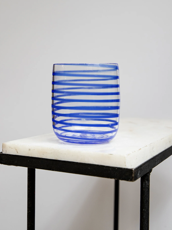 The Wick Culture - Cobalt Swirl Tumbler by Eagle & Hodges