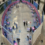 Community painting mural