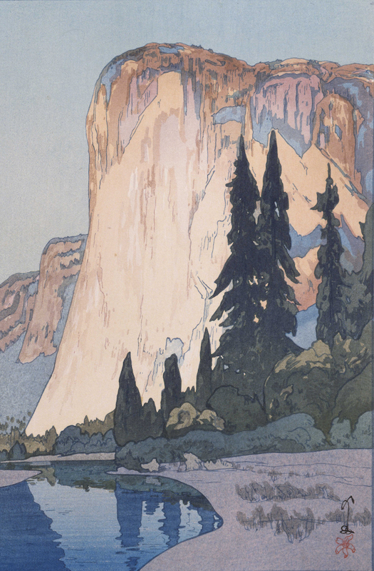 The Wick - Yoshida Hiroshi, El Capitan, 1925. Courtesy Fukuoka Art Museum. 